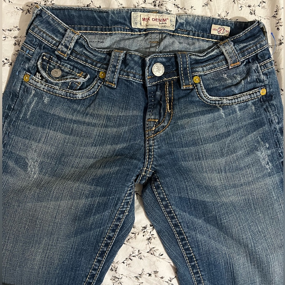MEK bootcut low rise  jeans